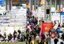 Aerial of exhibition