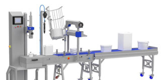 Semi automatic bucket line