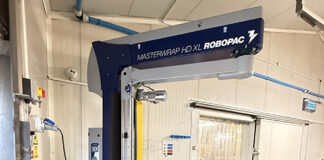 Dairy pallet wrapper