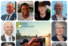 Collage of speakers at sheet plant conference