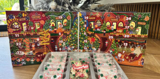 Thermoformed pack advent calendar