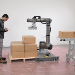 Collaborative robot in operation