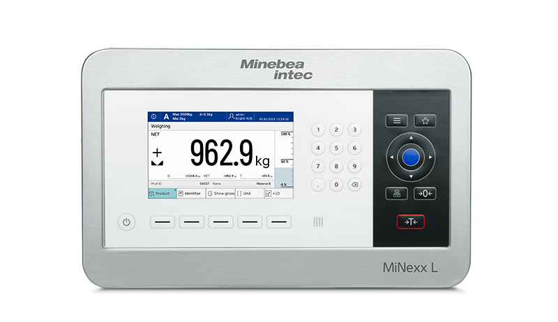 Minebea Intec weight indicator