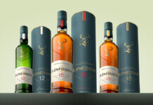 Glenfiddich whisky bottles