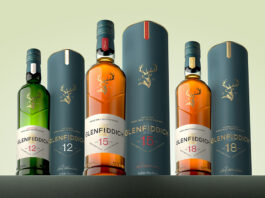 Glenfiddich whisky bottles