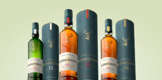 Glenfiddich whisky bottles