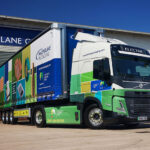 Electric articulated lorry