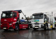 Scottish recycling specialist invests in EV food waste truck Electric food waste vehicle