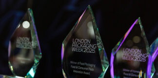 Trophy for London Packaging Week Innovation Awards