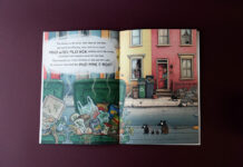 Book with paper produced through CupCycling process