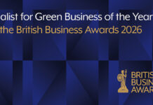 Smurfit Westrock shortlisted for Green Business of the Year accolade Text highlighting Smurfit Westrock UK being been named as a finalist in the Green Business of the Year category at the 2026 British Business Awards.