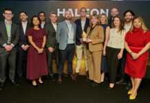 Smurfit team being presented with supplier award