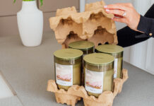 Packaging for candles in transit