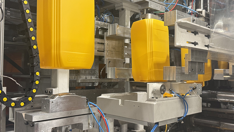 Cans in production