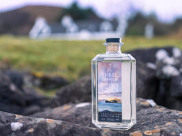 The Three Chimneys raises a glass to new gin Glass gin bottle