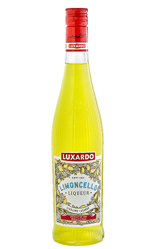 Limoncello liqueur bottle