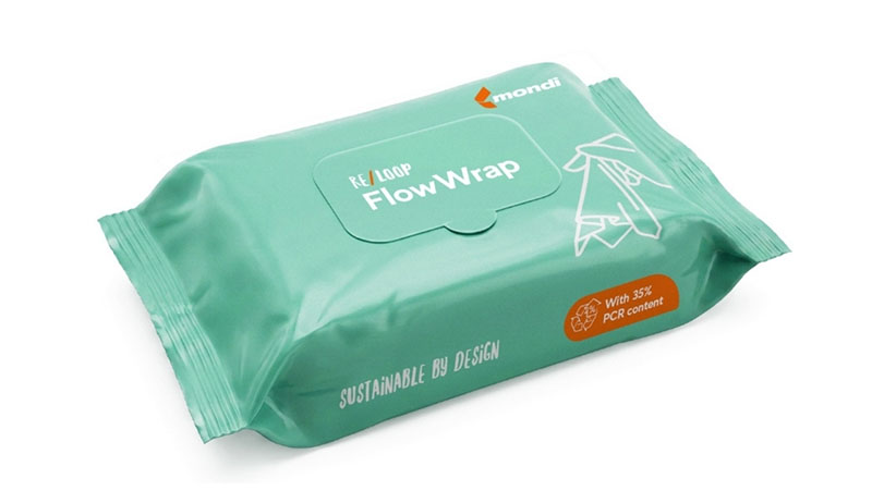 Mondi wet wipes packaging