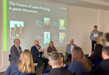 Sector leaders debate future of label printing at British Motor Museum Label industry stakeholders participating in a panel discussion