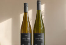 Rhine wine bottles