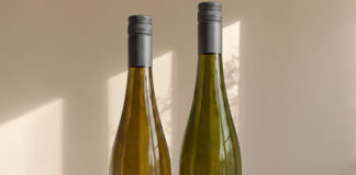 Rhine wine bottles