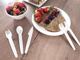 Paper cutlery range