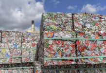 Aluminium cans poised for recyling