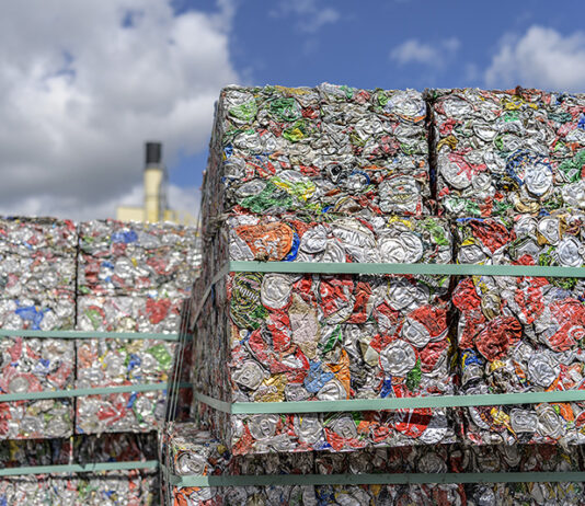 Aluminium cans poised for recyling