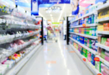 Building FX resilience in the packaging sector Supermarket in blurry background displaying various types of packaging
